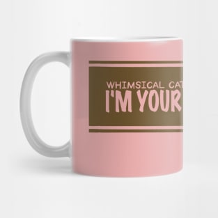 Whimsical Cat Whim Mug